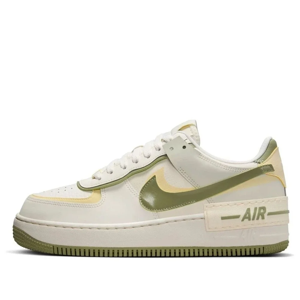 Nike Air Force 1 AF1 Shadow Women Size 10 Trainers Sail Oil Green New in Box‎